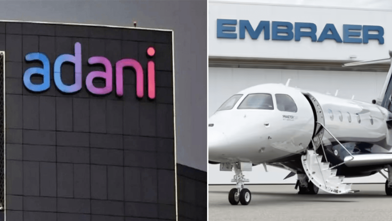Aviation push: Adani Group enters MoU with Brazil's Embraer to set up regional aircraft manufacturing facility